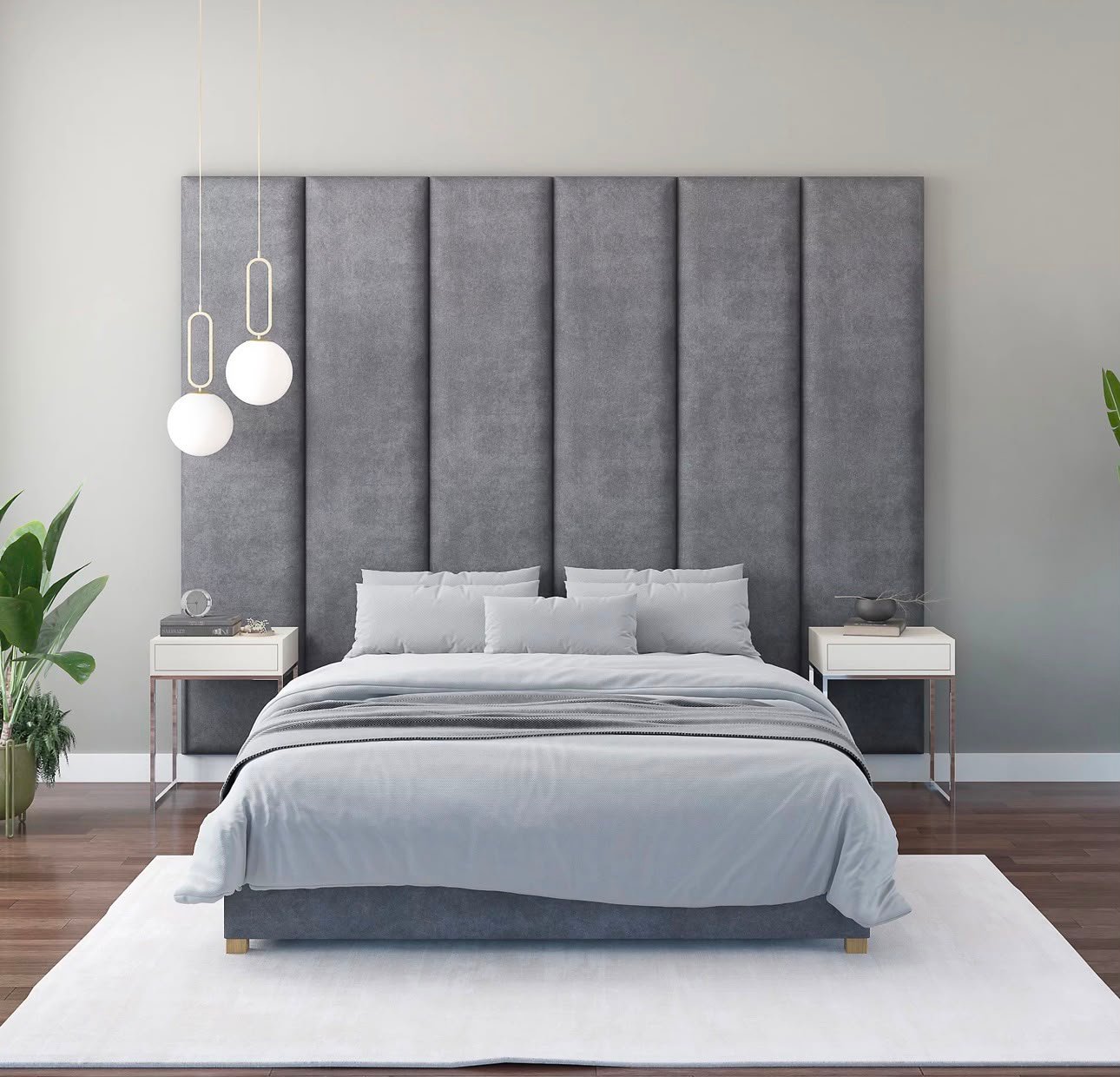 ASH VERTICAL CHANNEL LUXURY BED