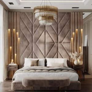 CHEVRON PANEL LUXURY BED